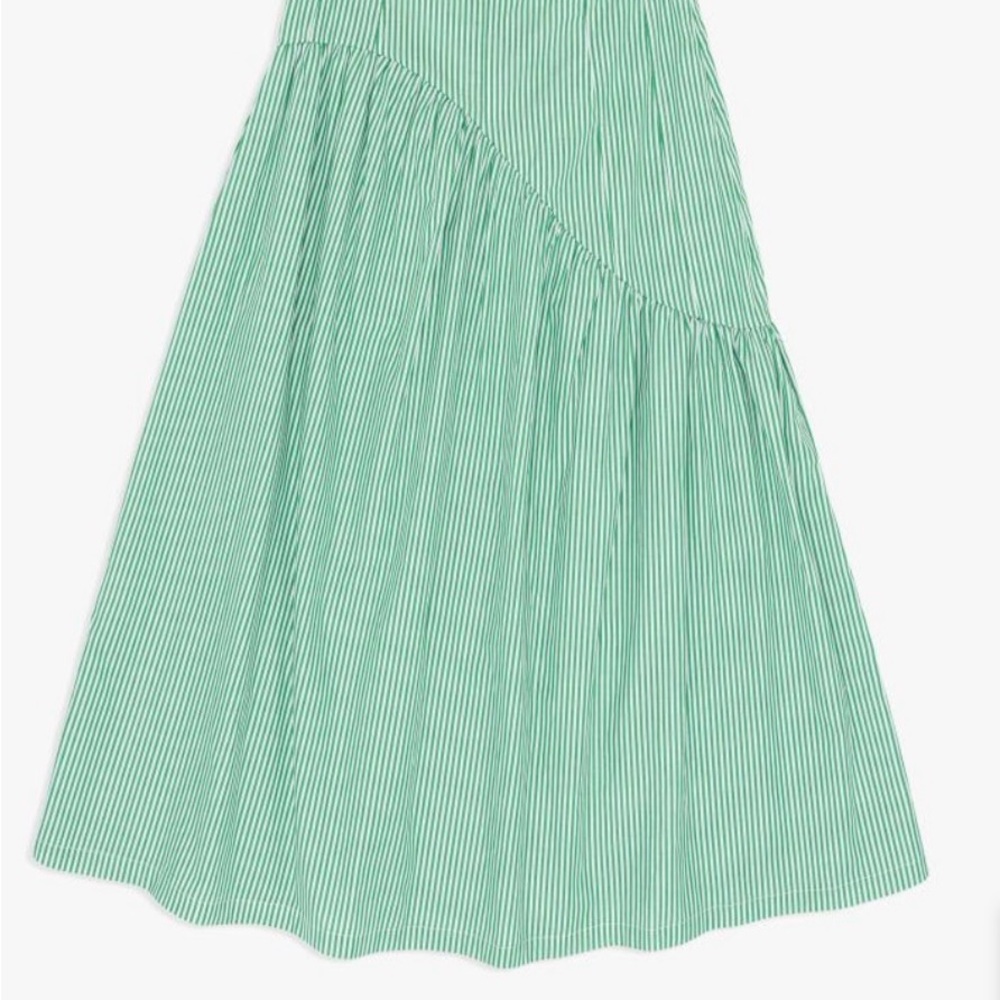 Women Maeve Midi Skirt Green Stripe | Lisa Says Gah Skirt, new never worn.